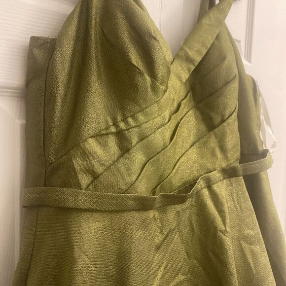 TERANI COUTURE Babydoll Dress Women's 14 Sweetheart Forest Fairy Prom Event Gala - Picture 3 of 13